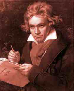 Portrait of Ludwig van Beethoven