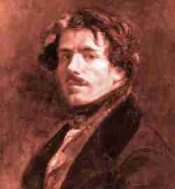 Portrait of Eugene Delacroix