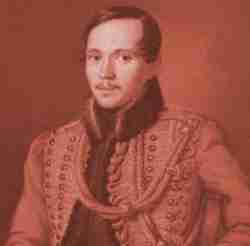 Portrait of Mikhail Lermontov