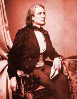 Portrait of Franz Liszt