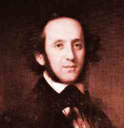 Portrait of Felix Mendelssohn
